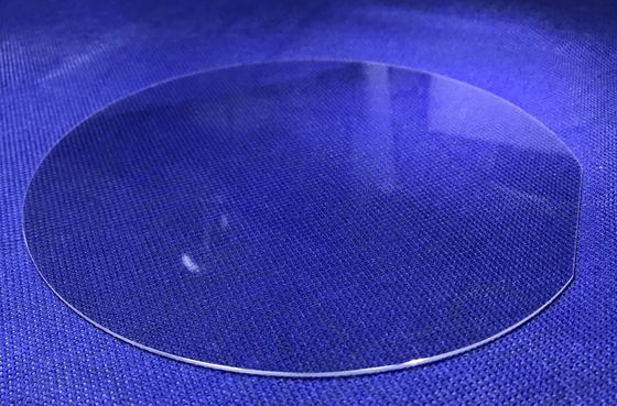 Круговым прозрачным вафля объектива сапфира Windows сапфира оптически подгонянная кварцем с отверстием